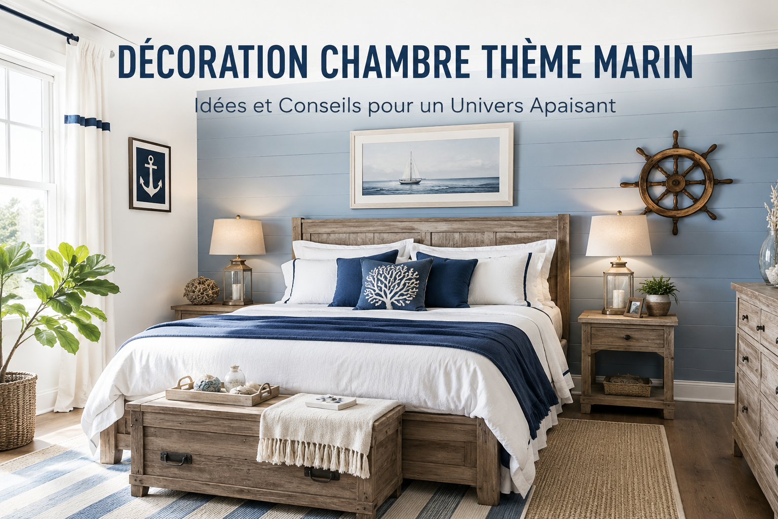 Décoration chambre thème marin