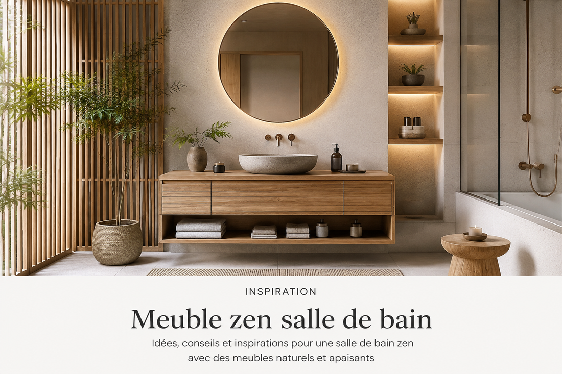 Meuble zen salle de bain