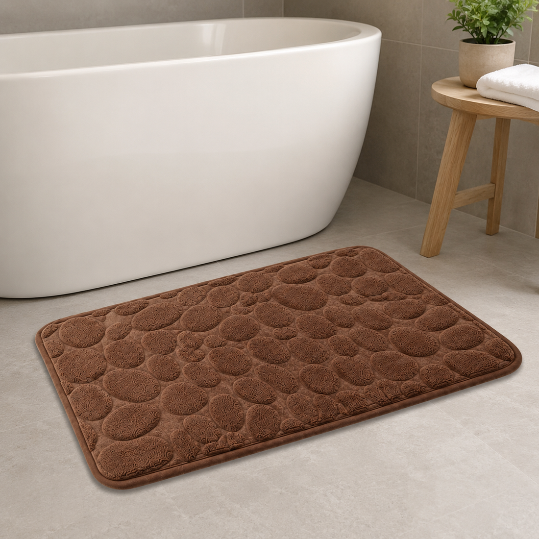 Guide 2026 du tapis de bain galet : confort, absorption et antidérapant